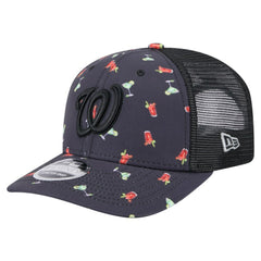 Washington Nationals New Era Adventure Drinks Pattern 9SEVENTY Stretch-Snap Hat - MLB Hats