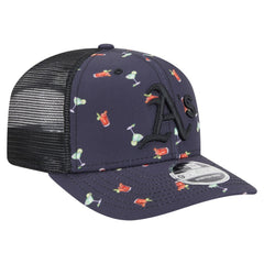 Athletics New Era Adventure Drinks Pattern 9SEVENTY Stretch-Snap Hat - MLB Hats