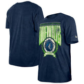 Navy Minnesota Timberwolves Throwback Vintage Boxy Mineral Wash T-Shirt | NBA