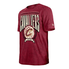 Wine Cleveland Cavaliers Throwback Vintage Boxy Mineral Wash T-Shirt sale | NBA