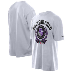 White Sacramento Kings Throwback Prep Oversized T-Shirt | NBA