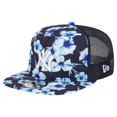 New York Yankees New Era Adventure Pattern Golfer Trucker Snapback Hat - MLB Hats