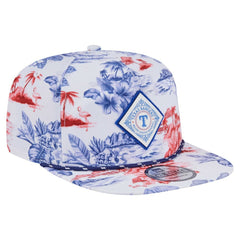 Texas Rangers New Era Printed Island Golfer Snapback Hat - MLB Hats