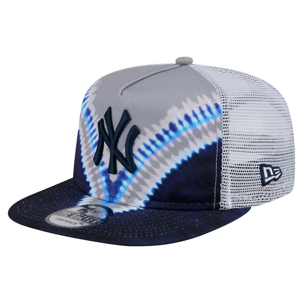 New York Yankees New Era Tie-Dye Golfer Trucker Adjustable Hat - MLB Hats