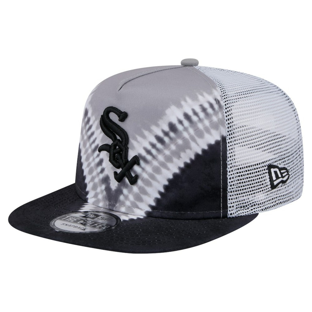 Chicago White Sox New Era Tie-Dye Golfer Trucker Adjustable Hat - MLB Hats