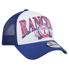 Texas Rangers New Era Trucker A-Frame 9FORTY Adjustable Hat - MLB Hats