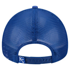 Kansas City Royals New Era Distressed 9FORTY A-Frame Adjustable Trucker Hat - MLB Hats