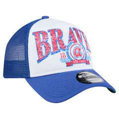 Atlanta Braves New Era Trucker A-Frame 9FORTY Adjustable Hat - MLB Hats