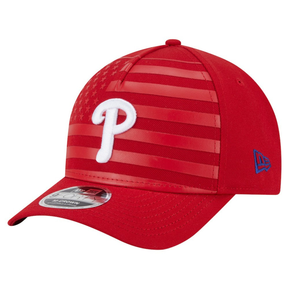 Philadelphia Phillies New Era American Flag 9FORTY M-Crown A-Frame Adjustable Hat - MLB Hats