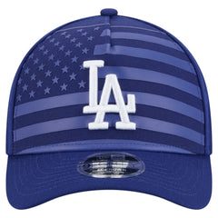 Los Angeles Dodgers New Era American Flag 9FORTY M-Crown A-Frame Adjustable Hat - MLB Hats