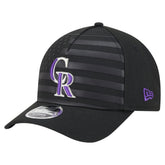 Colorado Rockies New Era American Flag 9FORTY M-Crown A-Frame Adjustable Hat - MLB Hats