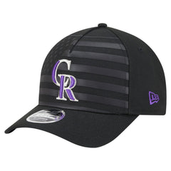 Colorado Rockies New Era American Flag 9FORTY M-Crown A-Frame Adjustable Hat - MLB Hats