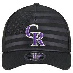 Colorado Rockies New Era American Flag 9FORTY M-Crown A-Frame Adjustable Hat - MLB Hats