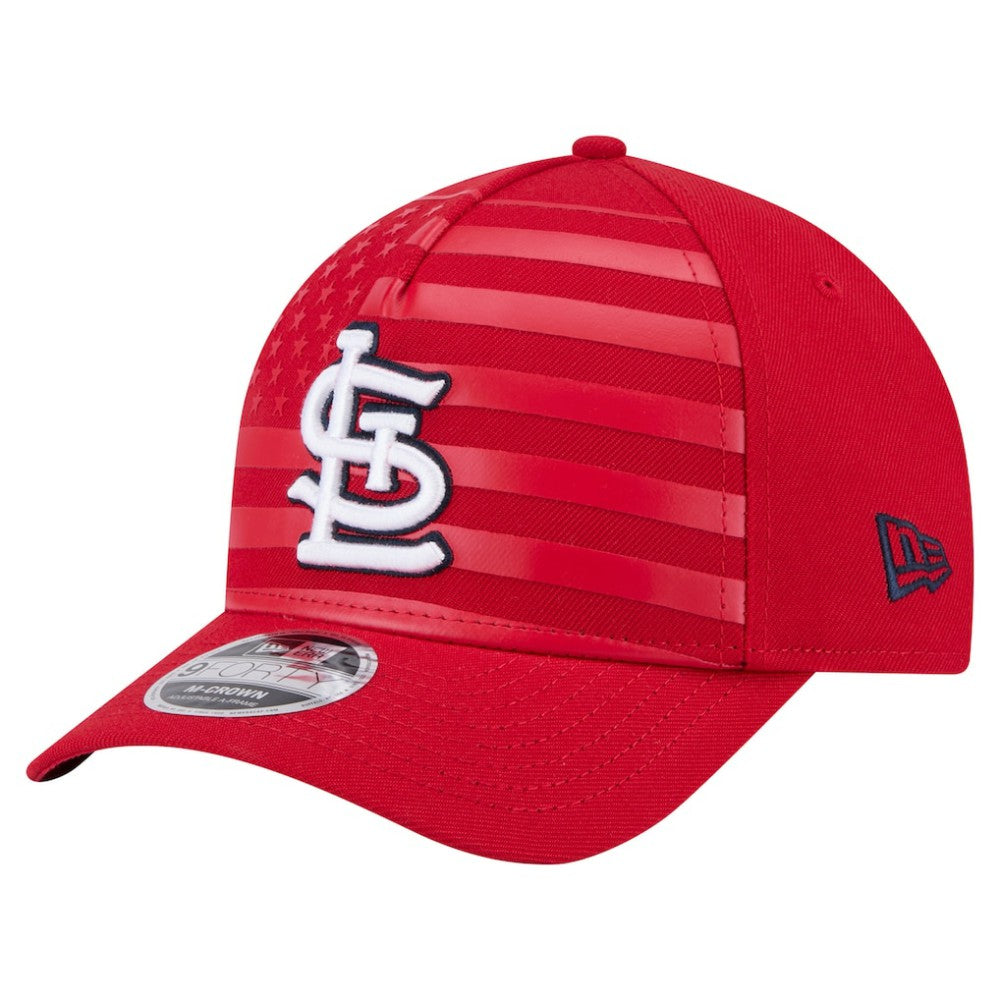 St. Louis Cardinals New Era American Flag 9FORTY M-Crown A-Frame Adjustable Hat - MLB Hats