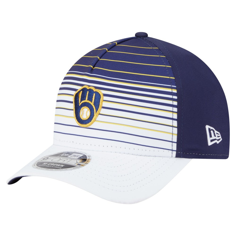Milwaukee Brewers New Era Gradient 9FORTY M-Crown Adjustable Hat - MLB Hats