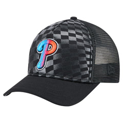 Philadelphia Phillies New Era Gradient 9FORTY A-Frame M-Crown Trucker Adjustable Hat - MLB Hats