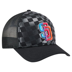 San Diego Padres New Era Gradient 9FORTY A-Frame M-Crown Trucker Adjustable Hat - MLB Hats