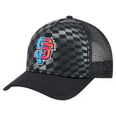 San Francisco Giants New Era Gradient 9FORTY A-Frame M-Crown Trucker Adjustable Hat - MLB Hats