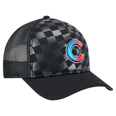Chicago Cubs New Era Gradient 9FORTY A-Frame M-Crown Trucker Adjustable Hat - MLB Hats