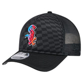 Chicago White Sox New Era Gradient 9FORTY A-Frame M-Crown Trucker Adjustable Hat - MLB Hats