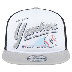 New York Yankees New Era Retro Script Trucker 9FIFTY Snapback Hat - MLB Hats