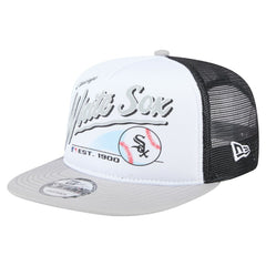 Chicago White Sox New Era Retro Script Trucker 9FIFTY Snapback Hat - MLB Hats