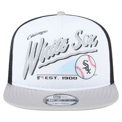 Chicago White Sox New Era Retro Script Trucker 9FIFTY Snapback Hat - MLB Hats