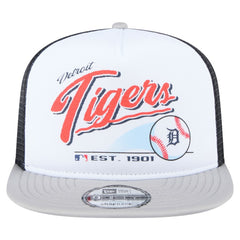 Detroit Tigers New Era Retro Script Trucker 9FIFTY Snapback Hat - MLB Hats