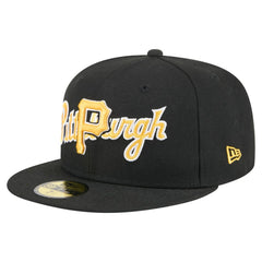 Pittsburgh Pirates New Era Overlap 59FIFTY Fitted Hat - MLB Hats