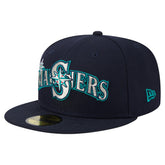 Seattle Mariners New Era Overlap 59FIFTY Fitted Hat - MLB Hats