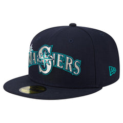 Seattle Mariners New Era Overlap 59FIFTY Fitted Hat - MLB Hats