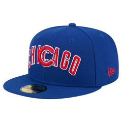 Chicago Cubs New Era Overlap 59FIFTY Fitted Hat - MLB Hats