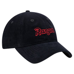 Texas Rangers New Era Women's Corduroy 9TWENTY Adjustable Hat - MLB Hats