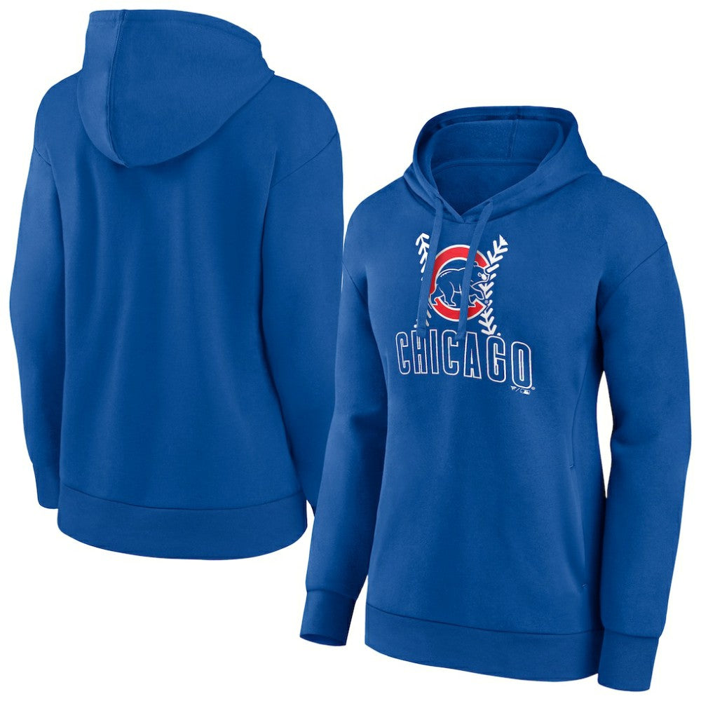 Chicago Cubs Women's Fastball Pullover Hoodie - MLB Hoodies