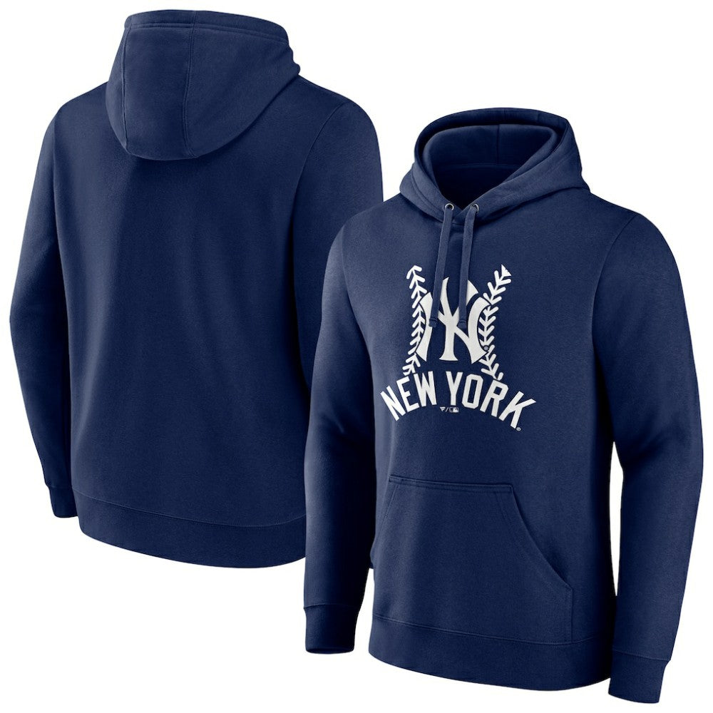 New York Yankees Fastball Pullover Hoodie - MLB Hoodies