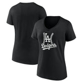Los Angeles Dodgers Women's Fastball V-Neck T-Shirt - MLB T-shirts