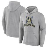 Milwaukee Brewers Fastball Pullover Hoodie - MLB Hoodies