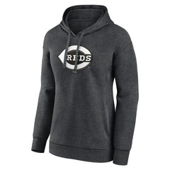 Cincinnati Reds Women's Monochrome Pullover Hoodie - MLB Hoodies
