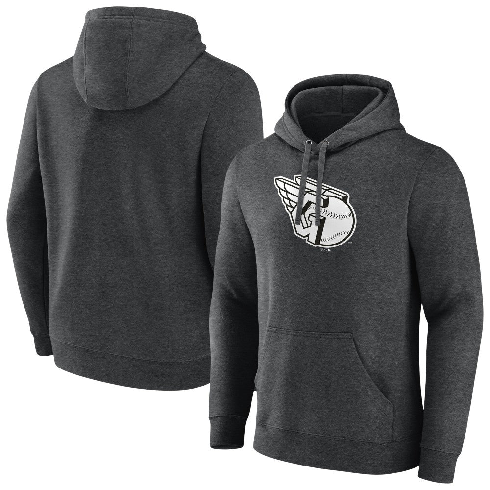Cleveland Guardians Monochrome Pullover Hoodie - MLB Hoodies