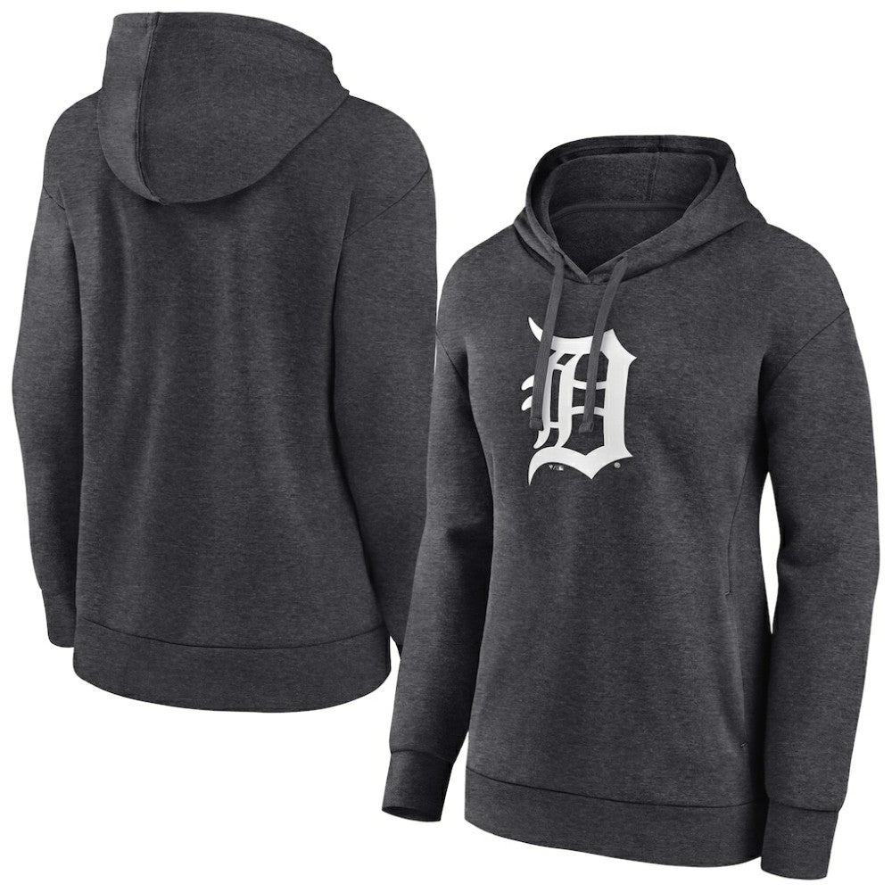 Detroit Tigers Women's Monochrome Pullover Hoodie - MLB Hoodies