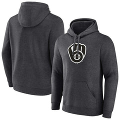 Milwaukee Brewers Monochrome Pullover Hoodie - MLB Hoodies