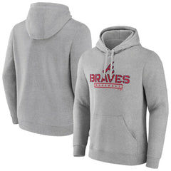 Atlanta Braves Evanston Stencil Pullover Hoodie - MLB Hoodies