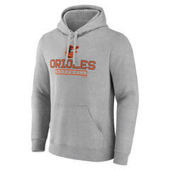 Baltimore Orioles Evanston Stencil Pullover Hoodie - MLB Hoodies