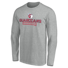 Cleveland Guardians Evanston Stencil Long Sleeve T-Shirt - MLB T-shirts
