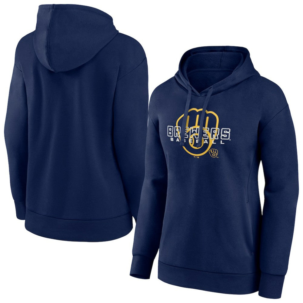 Milwaukee Brewers Women's Stellar Pullover Hoodie - MLB Hoodies