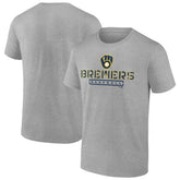 Milwaukee Brewers Evanston Stencil T-Shirt - MLB T-shirts
