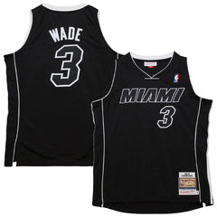 Black Dwyane Wade Miami Heat 2011/12 Hardwood Classics Authentic Jersey | NBA
