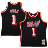 Black Chris Bosh Miami Heat 2013/14 Hardwood Classics Swingman Jersey | NBA