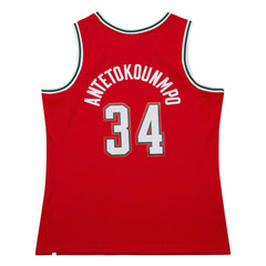 Red Giannis Antetokounmpo Milwaukee Bucks 2014/15 Hardwood Classics Swingman Jersey | NBA