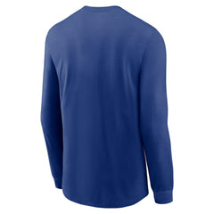 Texas Rangers Nike Local Logo Swoosh Lockup Long Sleeve T-Shirt - MLB T-shirts